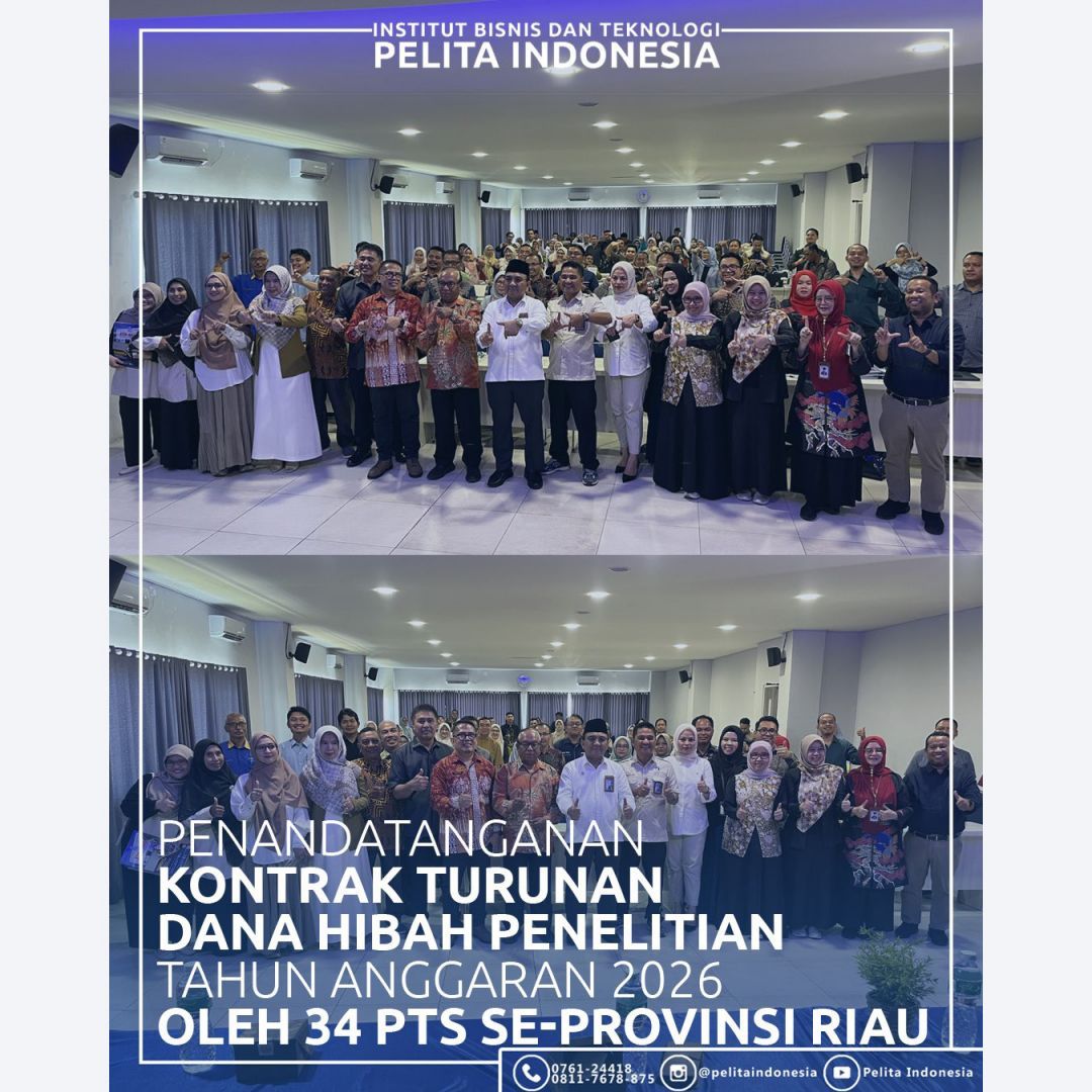 Penandatanganan Kontrak Turunan Dana Hibah Penelitian 2026 Oleh 34 PTS Se-Provinsi Riau